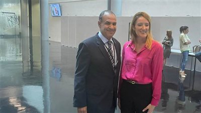 السفير المصري ببروكسل يلتقي رئيسة البرلمان الأوروبي