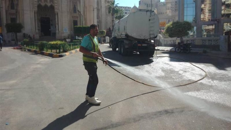 غسيل الشوارع بالاسكندريه