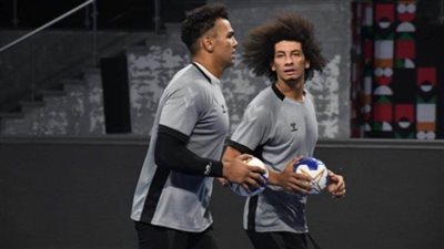 منتخب اليد يخوض مرانه الأول استعدادًا للكاميرون في افتتاح كأس الأمم الإفريقية