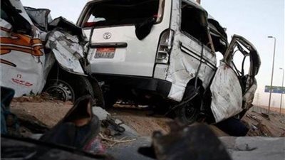 إصابة ٦ في حادث تصادم ميكروباص بالقنطرة شرق في الإسماعيلية 