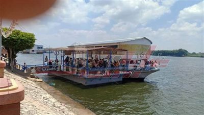 إقبال كثيف على الرحلات النيلية بكفر الشيخ في ثالث أيام عيد الأضحى
