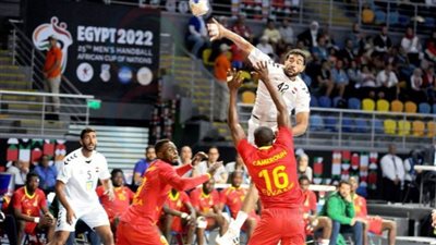 مصر تتقدم على الكاميرون في الشوط الأول ببطولة أمم إفريقيا لليد