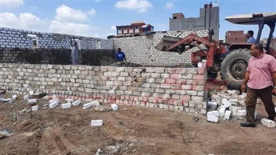 كفر الشيخ تتصدى للبناء المخالف والتعديات على الأراضي الزراعية