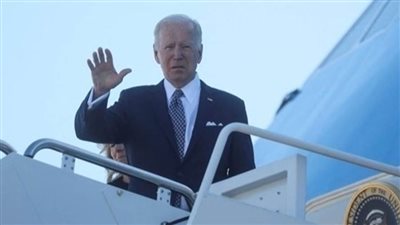 وصول الرئيس الأمريكي جو بايدن إلى إسرائيل