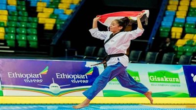 طالبة بجامعة الإسكندرية تفوز ببطولة إفريقيا للبومزا في رواندا