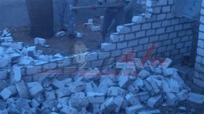 إزالة 3 حالات تعدٍّ على الأرض الزراعية بكفر الشيخ