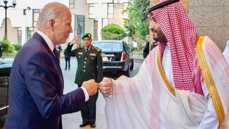 ولي العهد وبايدن