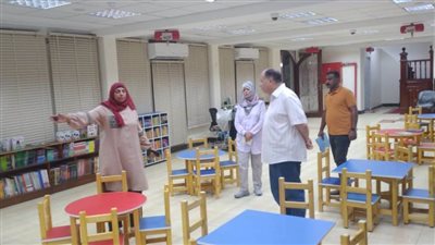 محافظ أسيوط يتفقد أعمال التطوير النهائية لفرع مكتبة مصر العامة بالمحافظة تمهيدًا لإفتتاحه