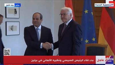 الرئيس السيسي والمستشار الألماني يشهدان افتتاح جلسة رفعية المستوى لحوار بيترسبورج للمناخ