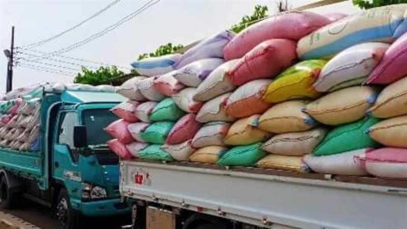 أثناء توريد القمح