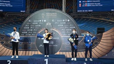 سارة سونج بطلة كوريا الجنوبية تحصد ذهبية فردي السيدات لسيف المبارزة ببطولة العالم للسلاح