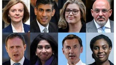 ٤ مرشحين صامدون في السباق على رئاسة وزراء بريطانيا 