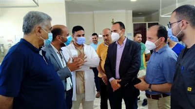 وكيل وزارة الصحة بالبحيرة يتفقد مستشفى رشيد العام