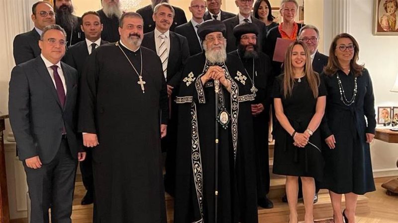 حفل استقبال البابا