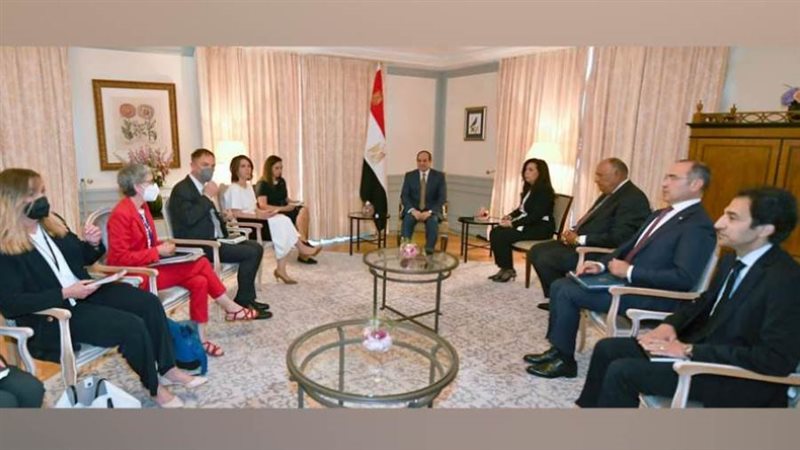 الرئيس السيسي خلال