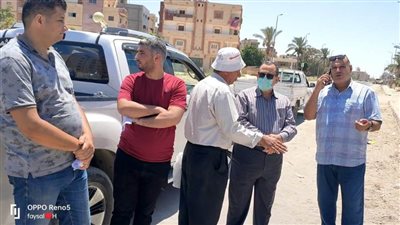 نائب محافظ شمال سيناء يتفقد المرحلة الثانية من محور الساحل