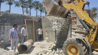 استمرار حملات إزالة الإشغالات بحي أول الإسماعيلية