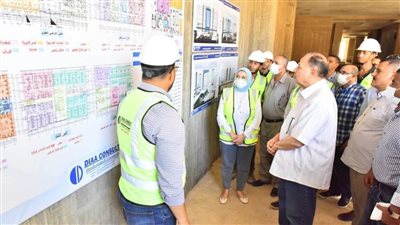 محافظ أسيوط يتفقد أعمال تطوير وإنشاء مستشفى ديروط النموذجي ووحدة الغسل الكلوي