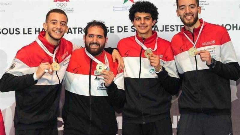 منتخب مصر لسلاح سيف