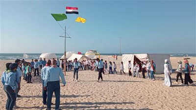 ألعاب كشفية لأشبال الكشافة الجوية بشمال سيناء