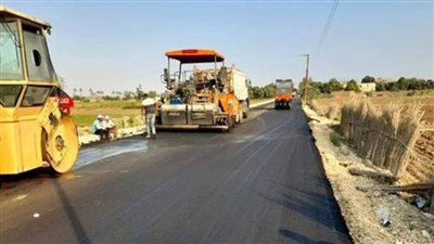 مديرية الطرق تبدأ تنفيذ خطة التطوير بنطاق مركز أبو صوير