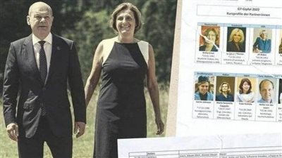 المستشار الألماني وزوجته يلقيان وثائق حساسة في سلة المهملات؟