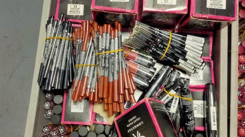 ضبط كمية من مستحضرات