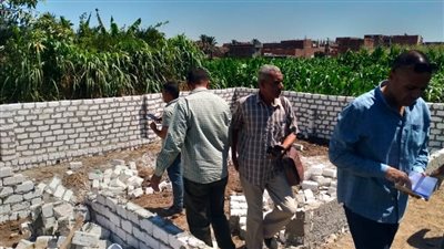 حملات إزالة مكبرة على أربعة مراكز مختلفة بأسيوط 