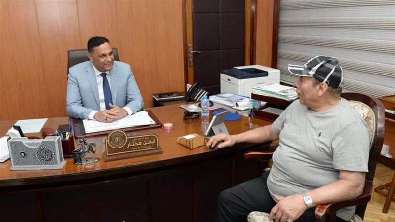 محافظ الدقهلية والفنان