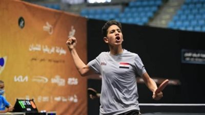 ياسين جابر يحرز فضية بطولة إفريقيا لتنس الطاولة للناشئين تحت 15 سنة