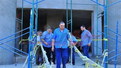 الانتهاء من 65% من مبنى مستشفى الطوارئ بكفر الشيخ