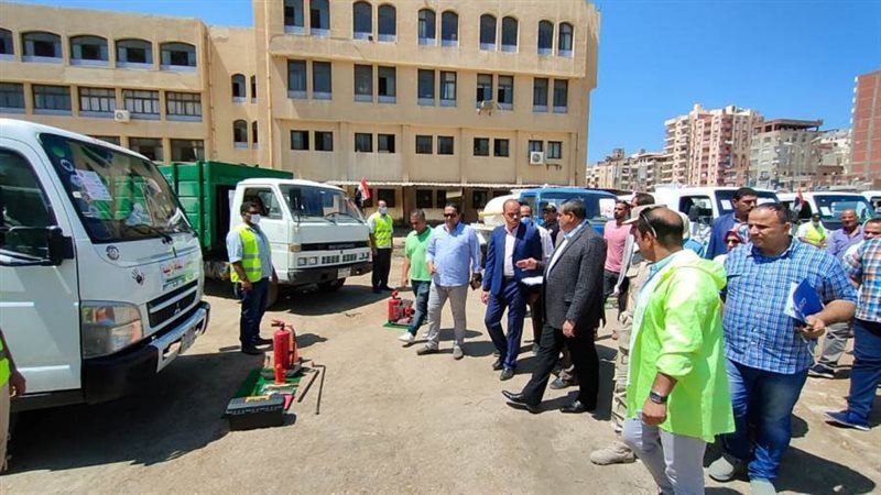 محافظ البحيرة يتفقد