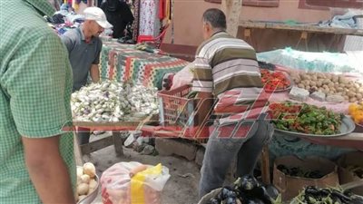 إزالة الإشغالات بشوارع عاصمة كفر الشيخ