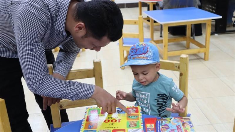 جانب من مشاركة الأطفال