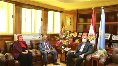 بحث سبل التعاون بين كفر الشيخ والنقابة العامة والفرعية للمهندسين