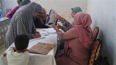 تنفيذ قافلة سكانية شاملة بقرية محلة الأمير برشيد