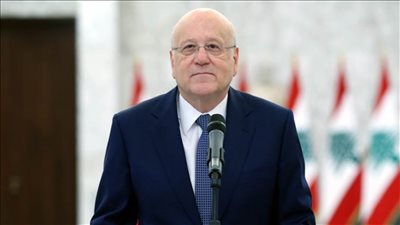 رئيس الحكومة اللبنانية يبحث مع سفير ألمانيا العلاقات الثنائية والمساعدات