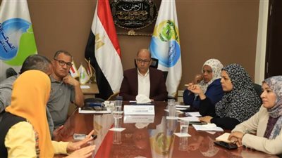 مياه أسيوط ترصد الموقف التنفيذي لإدارة المياه وقياس كمية الفاقد