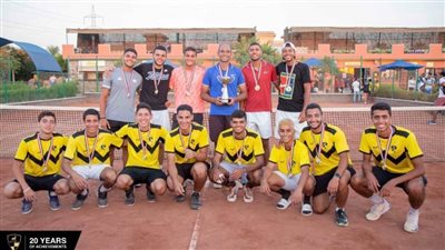 للموسم الثاني على التوالي.. وادى دجلة بطلًا لدوري التنس بعد فوزه على الأهلي 