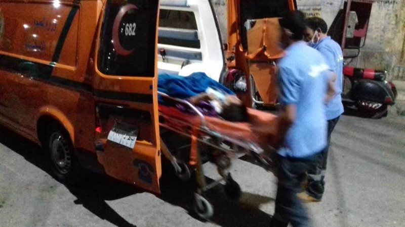 إصابة شخص سوري الجنسيه