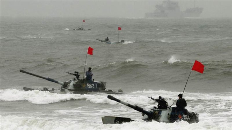 مناورات عسكرية صينية