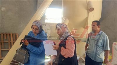 تحرير 26 محضرا وإعدام 100 كجم جبنة رومي وكبدة بالبحيرة