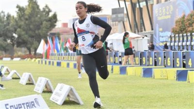 ملك إسماعيل تتصدر التصنيف العالمي لناشئات الخماسي