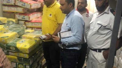 ضبط 109 أطنان مواد غذائية و90 علبة منشطات خلال حملة بالدقهلية