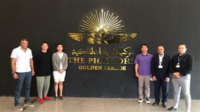 فريق النسور السوداء الكوري يزور متحف الحضارة