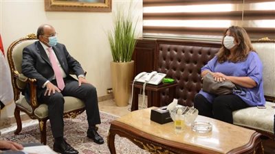 شعراوي يبحث مع وفد برنامج الأمم المتحدة للمستوطنات البشرية ملفات التعاون المشترك بين الجانبين