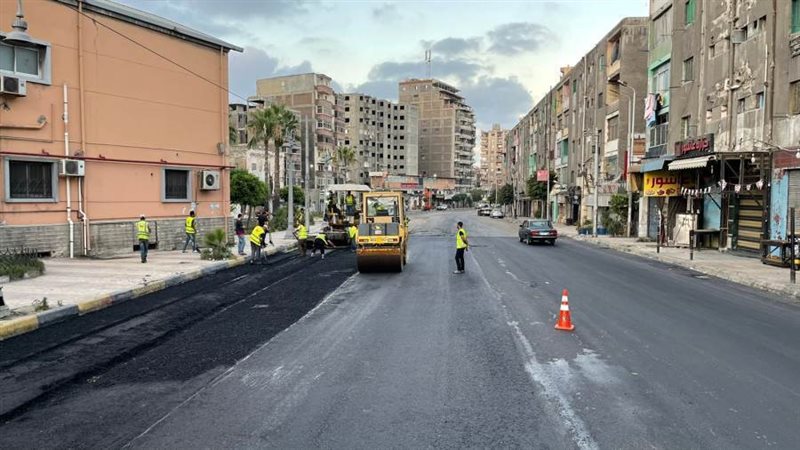 رصف شوارع الإسكندرية