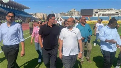 روي فيتوريا يتفقد استاد الإسكندرية