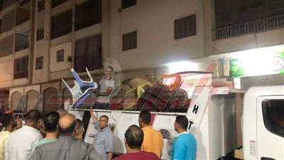 حملة مكبرة لإزالة الإشغالات بمدينة كفر الشيخ