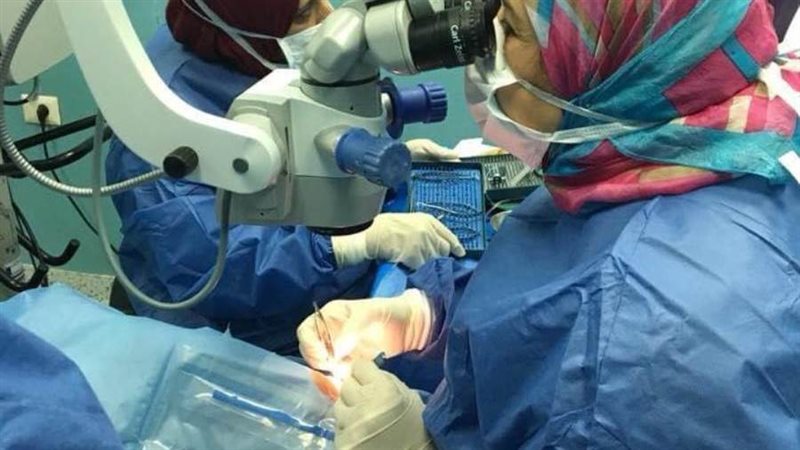 فحوصات بمعهد الرمد